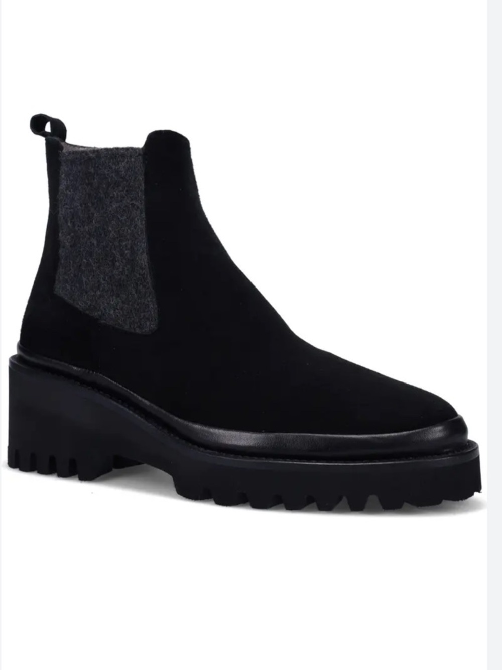 Ron White black emmaline waterproof Chelsea boots leather Eu 36 US 5.5 new